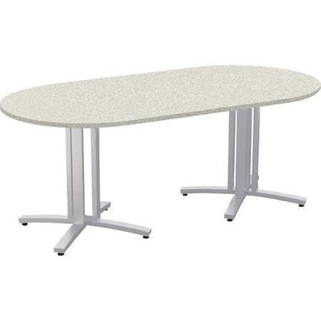Special-T Table, Racetrack, 2Legs, 42inx84inx29in, Multi SCTS4XCTR4284WN